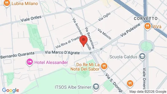 Apartments for rent i Milano Zona 5 - Vigentino, Chiaravalle, Gratosoglio - kort over placeringen