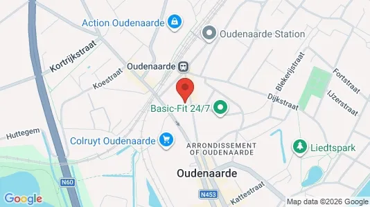 Apartments for rent i Oudenaarde - kort over placeringen