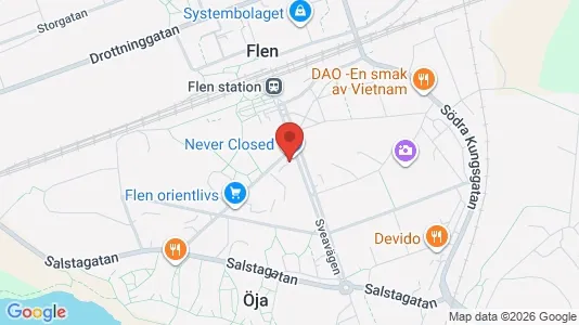 Apartments for rent i Flen - kort over placeringen