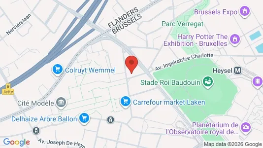 Apartments for rent i Stad Brussel - kort over placeringen
