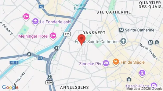 Apartments for rent i Stad Brussel - kort over placeringen
