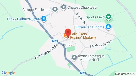 Apartments for rent i Modave - kort over placeringen