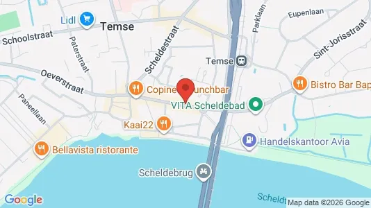 Apartments for rent i Temse - kort over placeringen