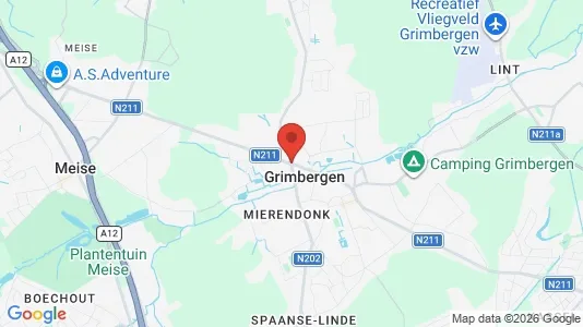 Apartments for rent i Grimbergen - kort over placeringen