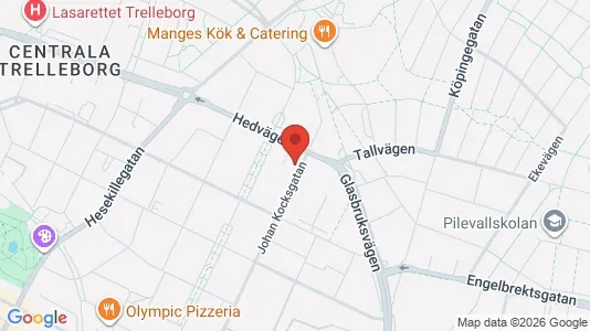 Apartments for rent i Trelleborg - kort over placeringen