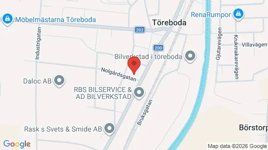 Apartments for rent i Töreboda - kort over placeringen