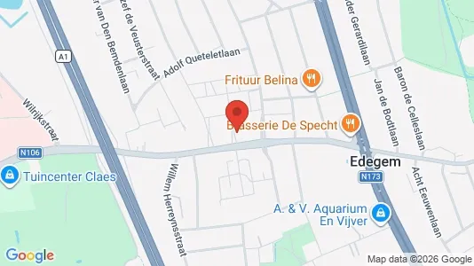Apartments for rent i Edegem - kort over placeringen
