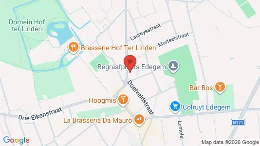 Apartments for rent i Edegem - kort over placeringen