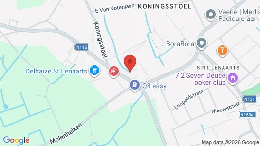 Apartments for rent i Brecht - kort over placeringen