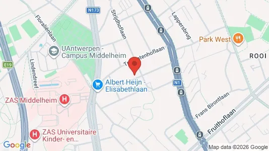 Apartments for rent i Antwerp Berchem - kort over placeringen