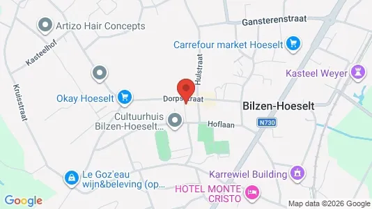 Apartments for rent i Hoeselt - kort over placeringen