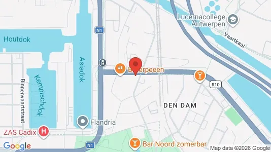 Apartments for rent i Stad Antwerp - kort over placeringen