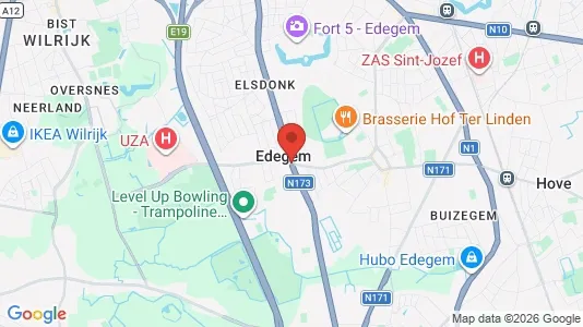 Apartments for rent i Edegem - kort over placeringen