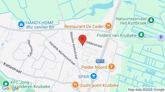 Apartments for rent i Kruibeke - kort over placeringen