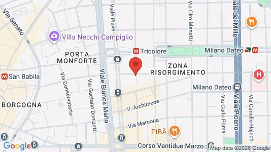 Apartments for rent i Milano Zona 1 - Centro storico - kort over placeringen