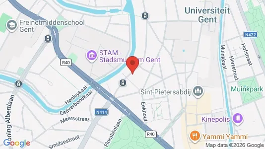 Apartments for rent i Stad Gent - kort over placeringen