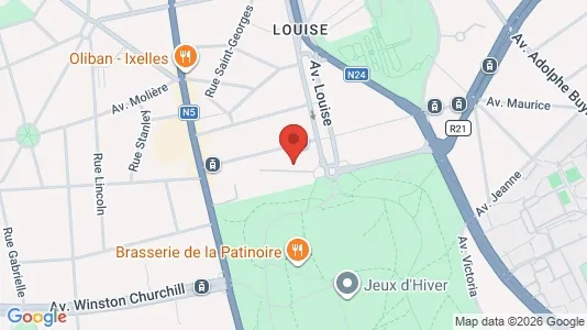Apartments for rent i Stad Brussel - kort over placeringen