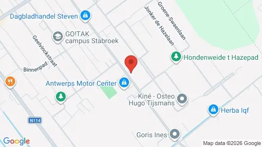 Apartments for rent i Stabroek - kort over placeringen