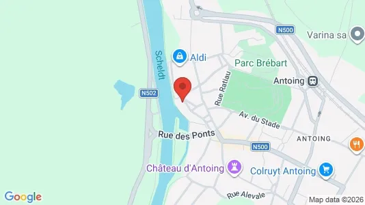 Apartments for rent i Antoing - kort over placeringen