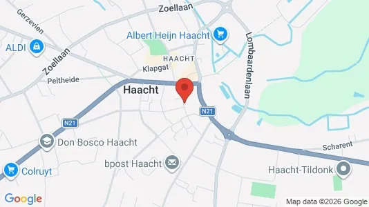 Apartments for rent i Haacht - kort over placeringen