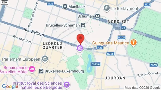Apartments for rent i Brussels Etterbeek - kort over placeringen