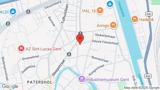 Apartments for rent i Stad Gent - kort over placeringen