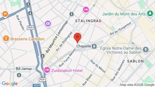 Apartments for rent i Stad Brussel - kort over placeringen