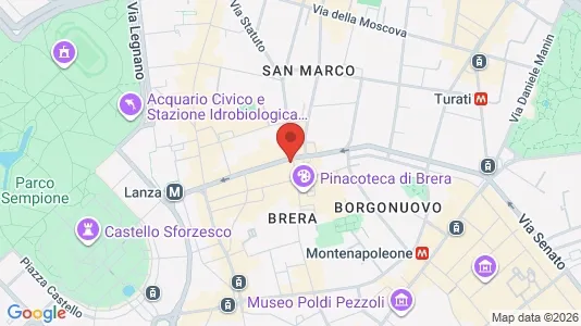 Apartments for rent i Milano Zona 1 - Centro storico - kort over placeringen