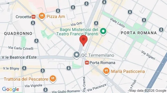 Apartments for rent i Milano Zona 1 - Centro storico - kort over placeringen