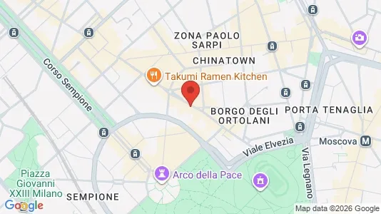 Apartments for rent i Milano Zona 1 - Centro storico - kort over placeringen