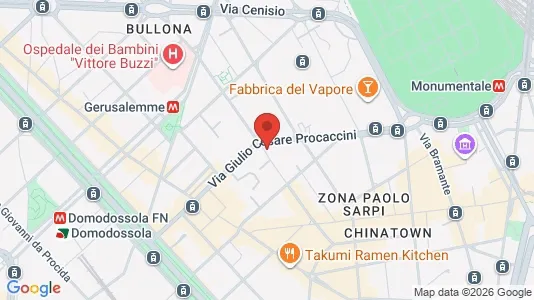 Apartments for rent i Milano Zona 1 - Centro storico - kort over placeringen
