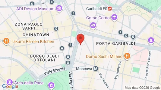 Apartments for rent i Milano Zona 1 - Centro storico - kort over placeringen