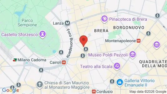 Apartments for rent i Milano Zona 1 - Centro storico - kort over placeringen