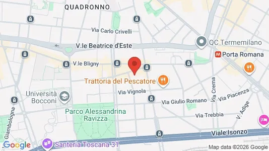Apartments for rent i Milano Zona 5 - Vigentino, Chiaravalle, Gratosoglio - kort over placeringen