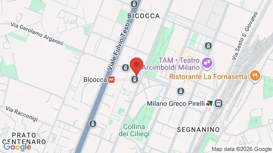 Apartments for rent i Milano Zona 2 - Stazione Centrale, Gorla, Turro, Greco, Crescenzago - kort over placeringen