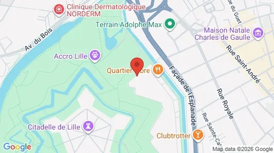 Apartments for rent i Lille - kort over placeringen