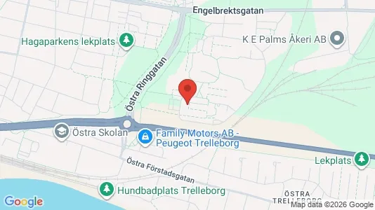 Apartments for rent i Trelleborg - kort over placeringen