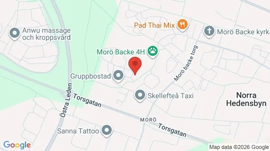 Apartments for rent i Skellefteå - kort over placeringen