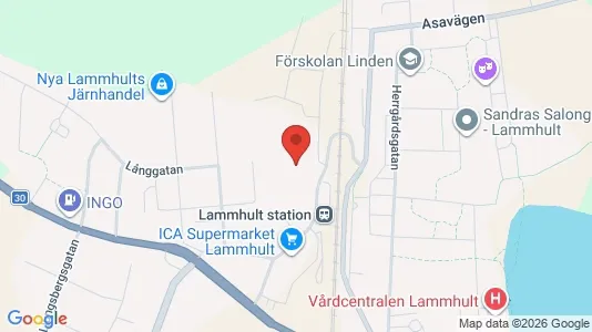 Apartments for rent i Växjö - kort over placeringen
