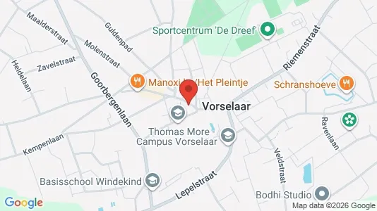 Apartments for rent i Vorselaar - kort over placeringen