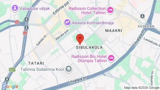 Apartments for rent i Tallinn Kesklinna - kort over placeringen