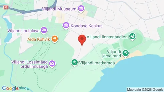 Apartments for rent i Viljandi - kort over placeringen