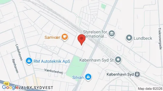 Apartments for rent i Valby - kort over placeringen