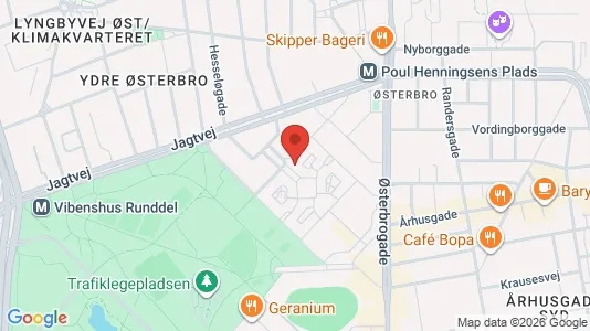 Apartments for rent i Østerbro - kort over placeringen
