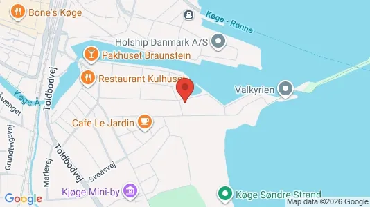 Apartments for rent i Køge - kort over placeringen