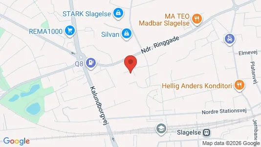 Apartments for rent i Slagelse - kort over placeringen