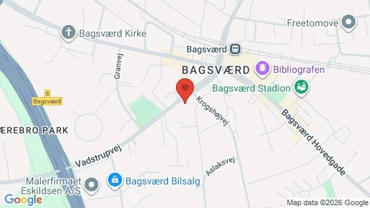 Apartments for rent i Bagsværd - kort over placeringen