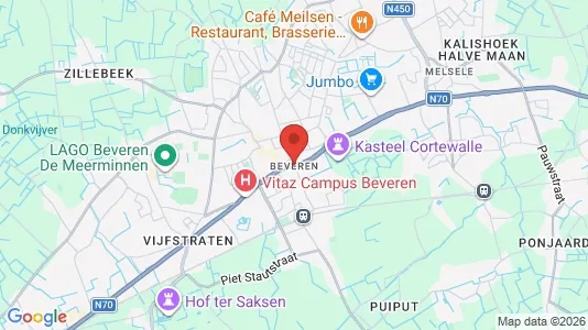Apartments for rent i Beveren - kort over placeringen