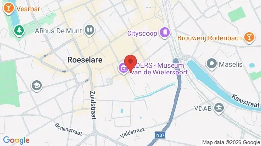 Apartments for rent i Roeselare - kort over placeringen