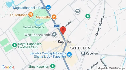Apartments for rent i Kapellen - kort over placeringen